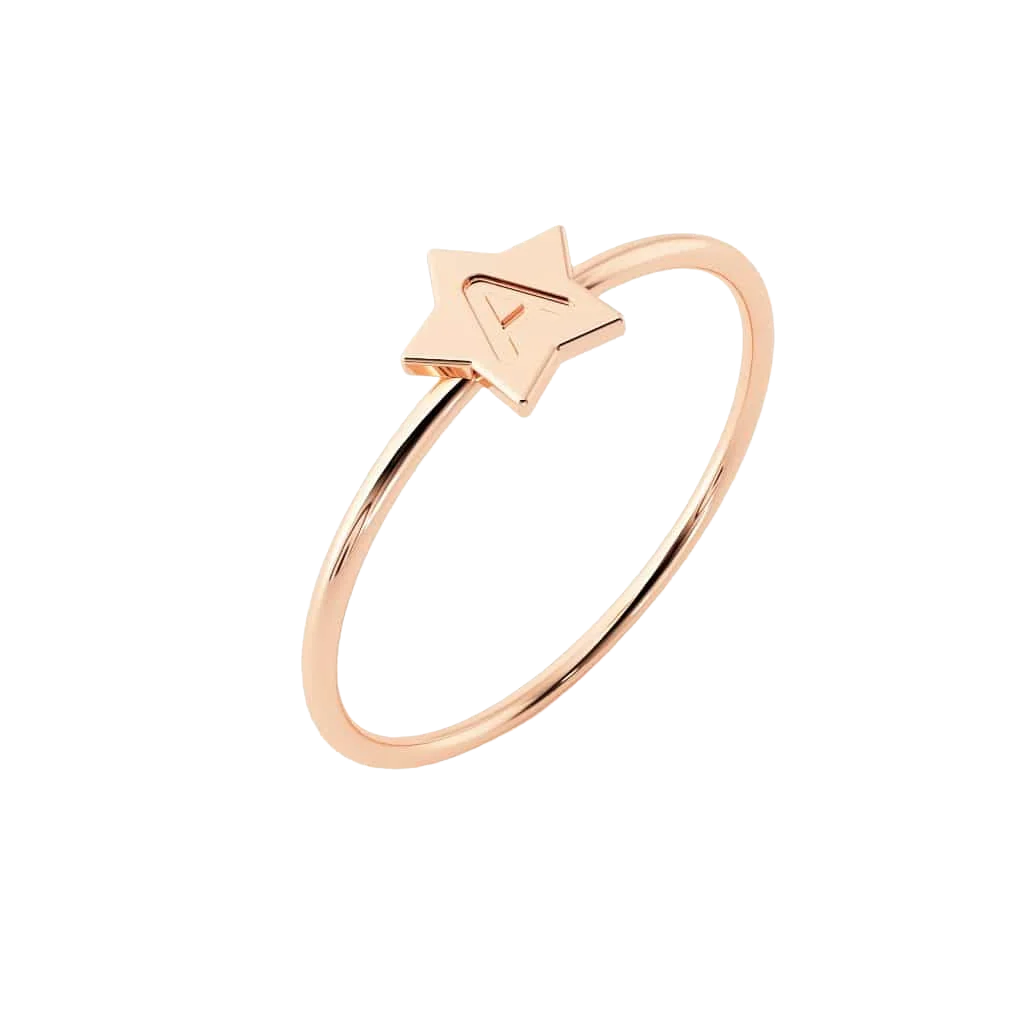 Moyen Initial Star Ring - Image 3