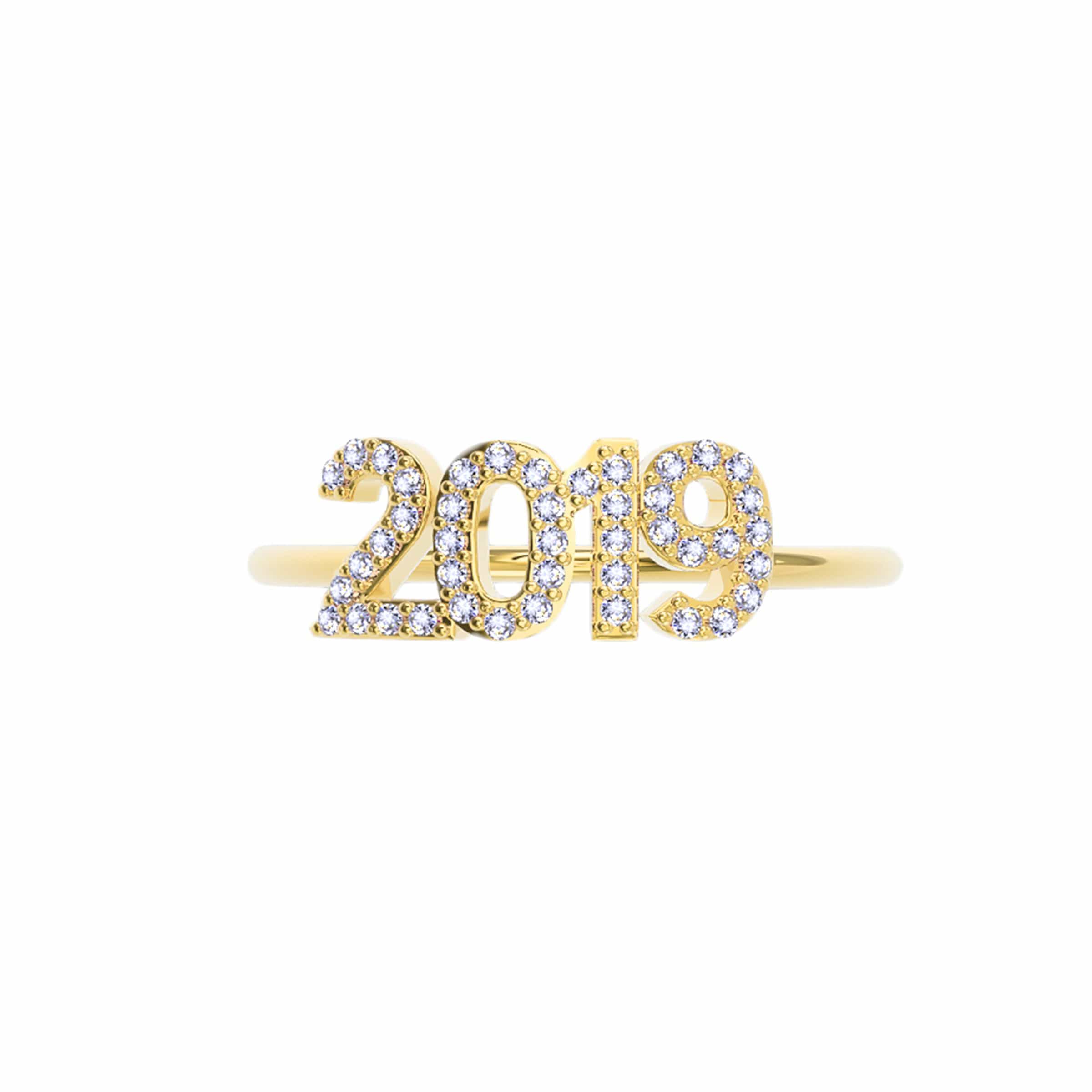 Pave Year Ring - Image 2