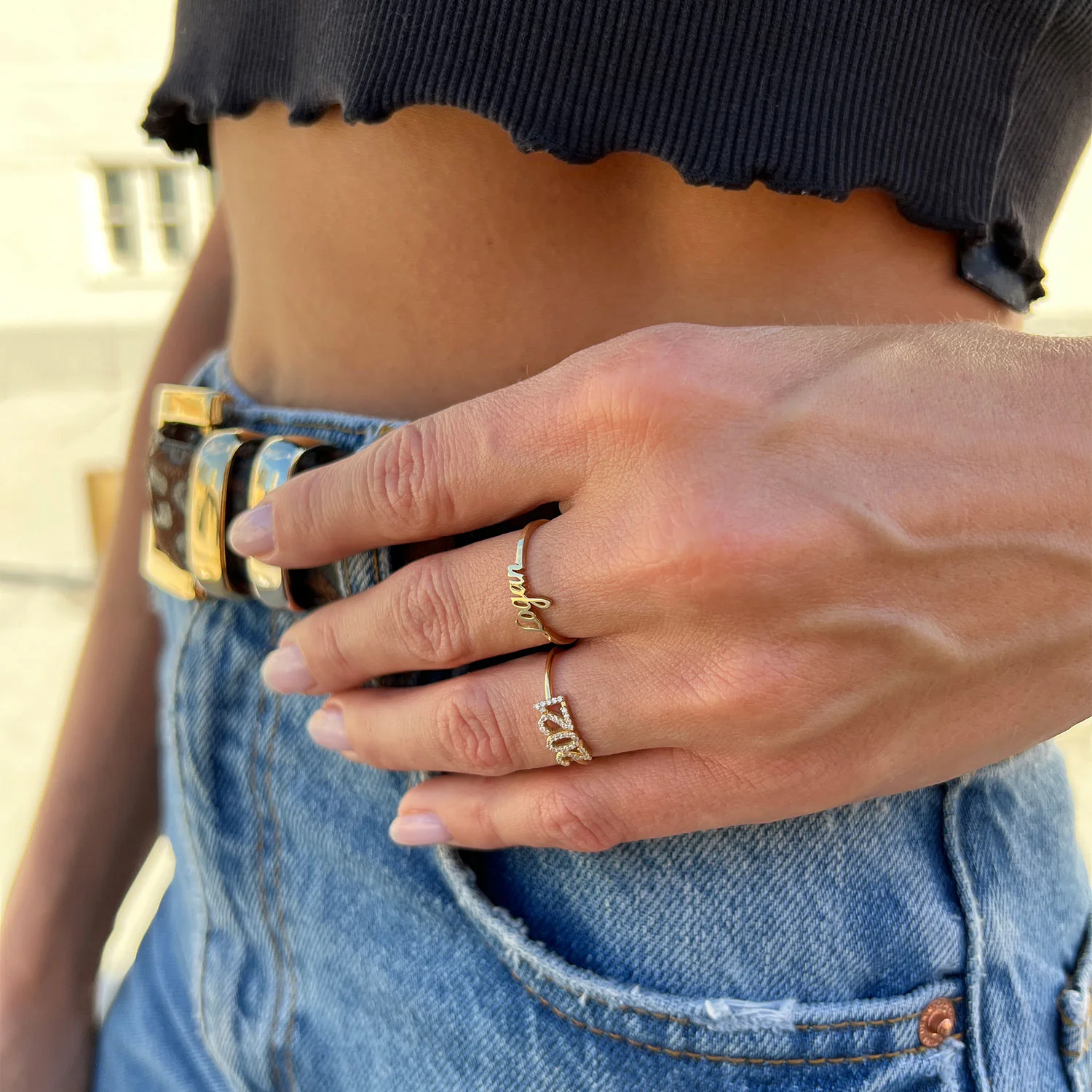 Pave Year Ring - Image 3
