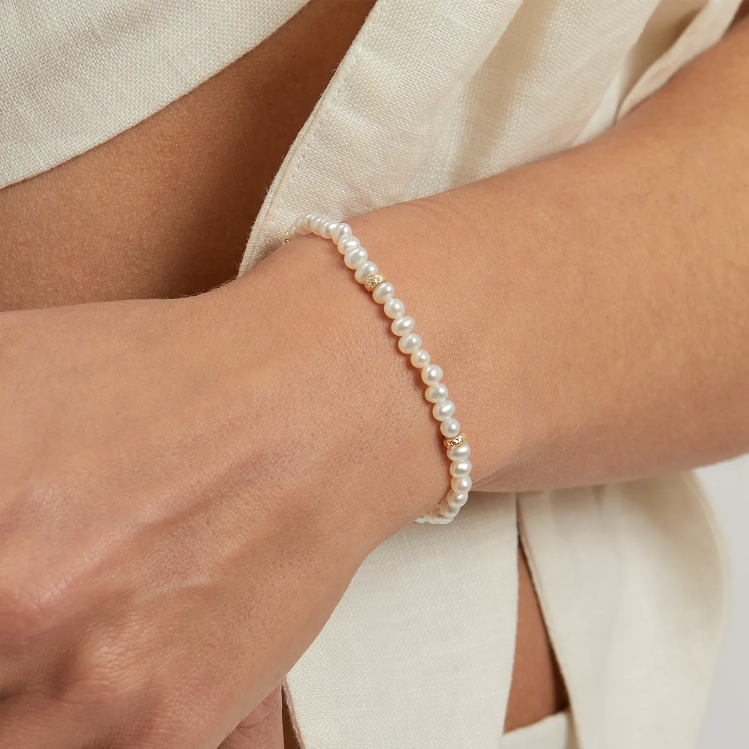 Pearl Beaded Bracelet - Image 4