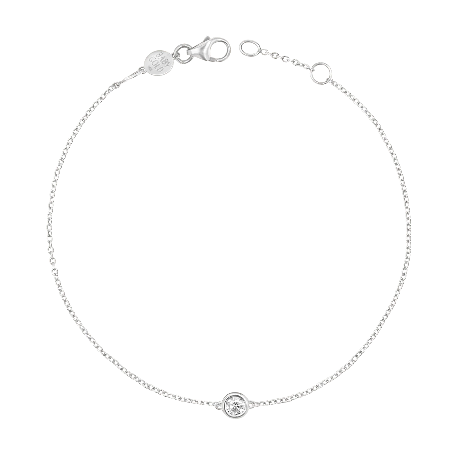 Solitaire Diamond Bracelet - Image 2