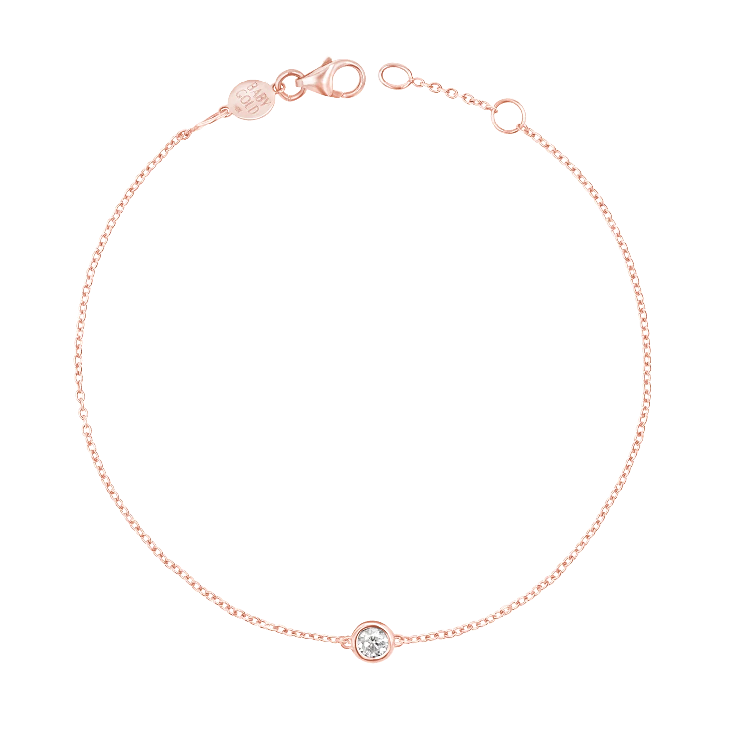 Solitaire Diamond Bracelet - Image 3