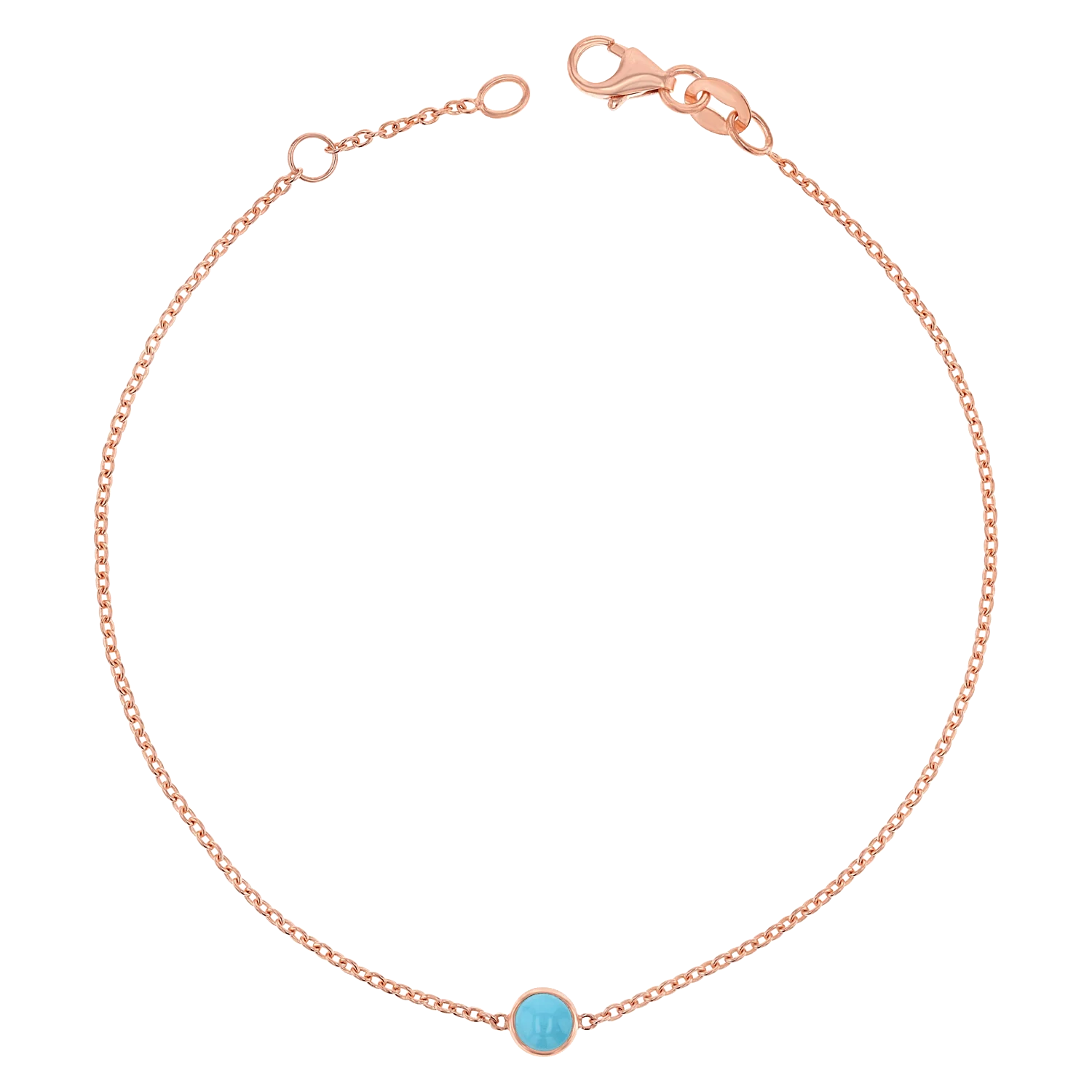 Turquoise Solitaire Bracelet - Image 3