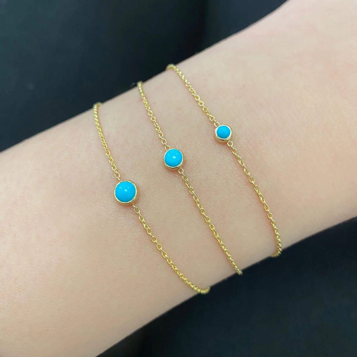 Turquoise Solitaire Bracelet - Image 5
